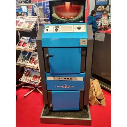 Твердотопливный котёл Atmos DC 25 S с горелкой и бункером Амазонка бай фото в Минске