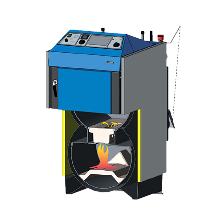 Твердотопливный котёл Atmos DC100 в Минске