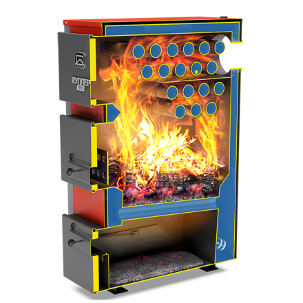 Твердотопливный котел Теплодар Куппер ПРО-42 (2018) Амазонка бай фото в Минске