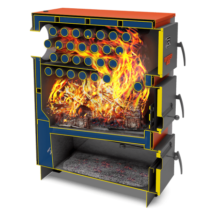 Твердотопливный котел Теплодар Куппер ПРО 42 в Минске