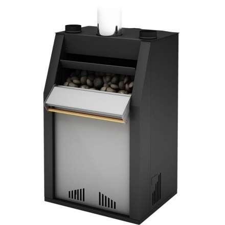 Стальная печь-камин Теплодар Сиеста 20 фото в Минске