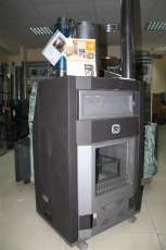 Стальной камин со стеклом Теплодар Сиеста 20 фото  в Минске