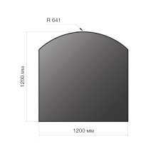 Лист напольный Везувий, 2мм, черный 1200*1200*2 R641 в Минске