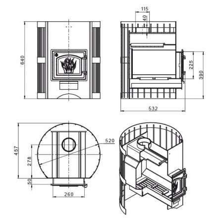 Печь для бани Везувий Скиф Стандарт 16 (ДТ-3) б/в 2022 в Минске