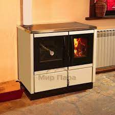 Купить Печь-камин MBS Thermo Rocky (с водяным контуром) кремовая в Минске Амазонка бай фото в Минске