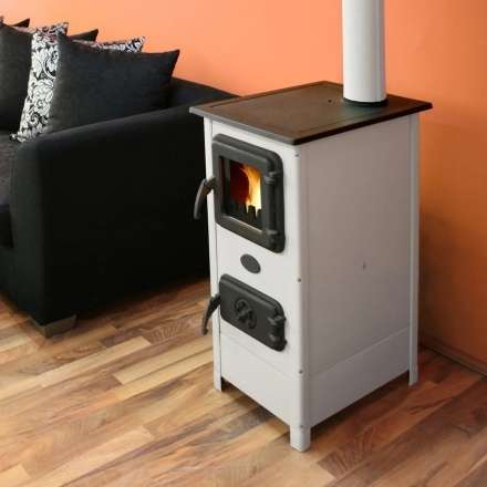 Печь-камин MBS Hera Plus белый в Минске