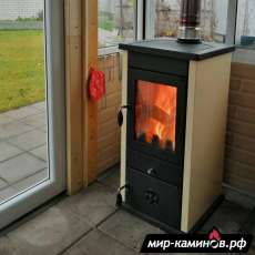 Печь-камин MBS Vesta Eco кремовая в Минске