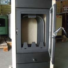 Купить Печь-камин MBS Thermo Vesta Plus кремовая (с водяным контуром) в Минске в Минске