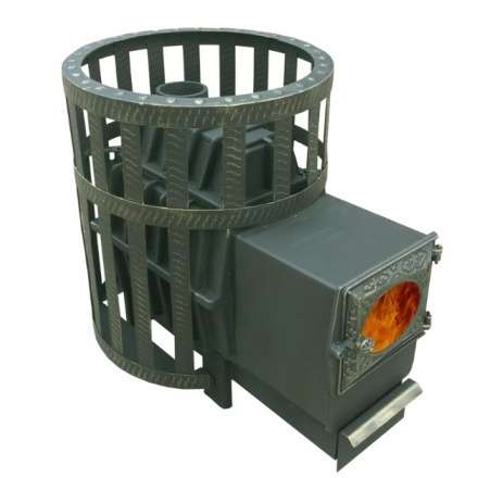 Печь Воевода 20 ДТ3-стекло сетчатый кожух купить в Минске