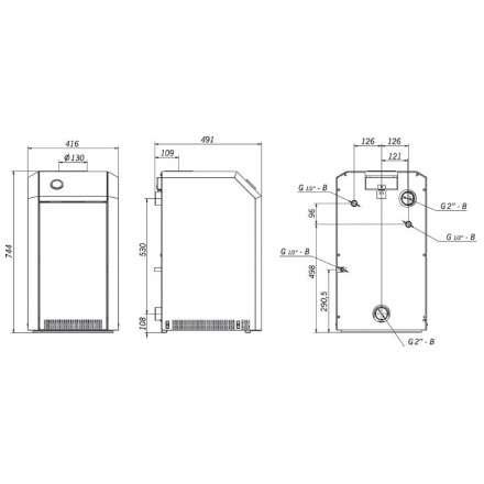 Газовый котел Лемакс Премиум 16 в Минске