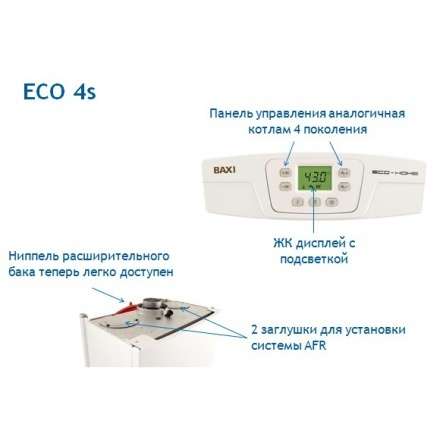 Газовый котел Baxi ECO 4S 10F в Минске