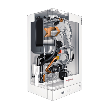 Конденсационный котел Viessmann Vitodens 50-W BPJD 24 кВт двухконтурный в Минске