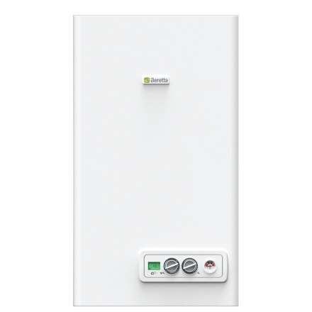 Газовый котел Beretta 2 теплообменника одноконтурный турбированный 28 кВт в Минске