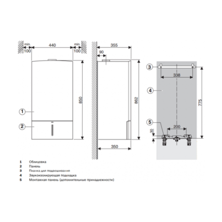Конденсационный газовый котел Bosch Condens 7000 W ZBR 42-3 A в Минске
