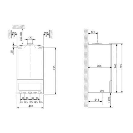 Газовый котел Bosch GAZ 4000 ZWA 24-2 K в Минске