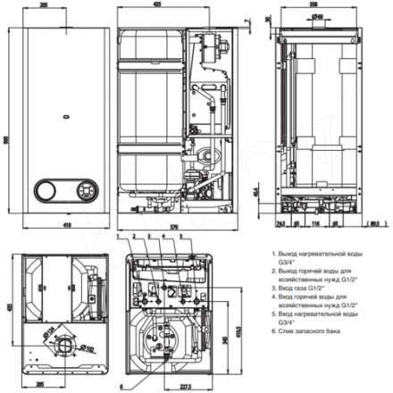 Газовый котел Protherm Тигр 24 KTZ в Минске