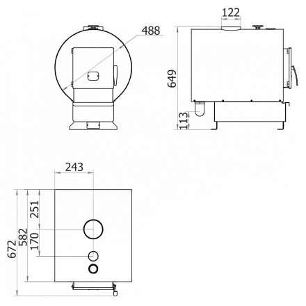 Твердотопливный котел Теплодар Куппер Уют-20 в Минске